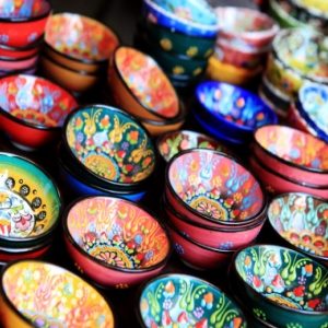 "this kind of hand made art craft is famous in middle eastern cultures as well as in the Mexican one, usually sold in gift shops as souvenirs..More Similar and Arabia Related.."